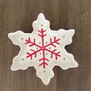 Hallmark Snowflake Candy Dish‎
